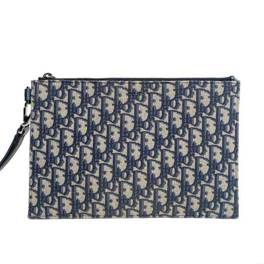 DIOR FLAT CASE OBLIQUE JACQUARD
