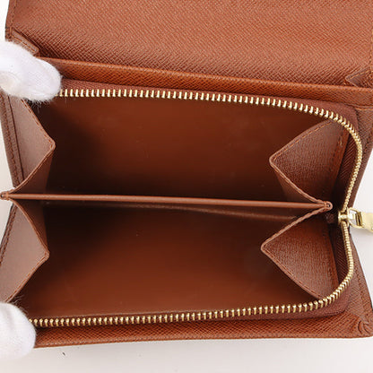 Louis Vuitton 2002 Made Canvas Monogram Porte Monnaie Billets Tresor Brown