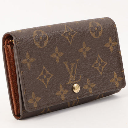 Louis Vuitton 2002 Made Canvas Monogram Porte Monnaie Billets Tresor Brown