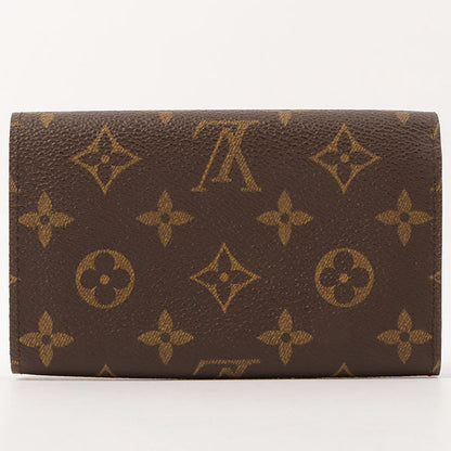 Louis Vuitton 2002 Made Canvas Monogram Porte Monnaie Billets Tresor Brown