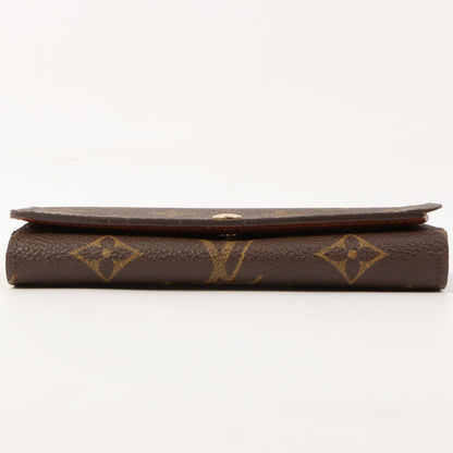 Louis Vuitton 2002 Made Canvas Monogram Porte Monnaie Billets Tresor Brown