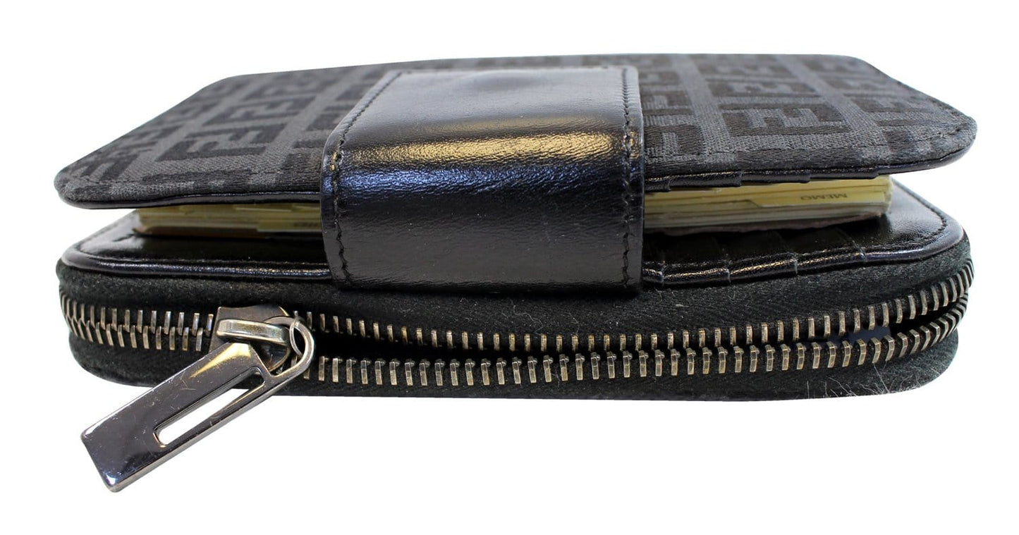 FENDI Zip Around Bifold Wallet