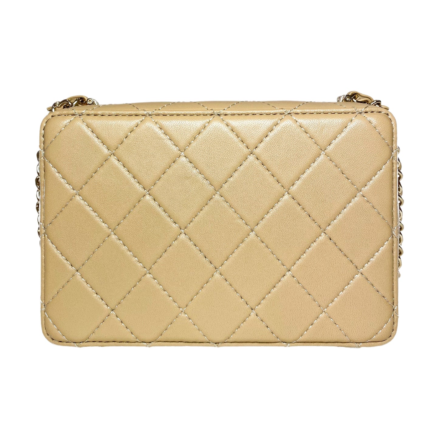 Chanel Camera Bag Lambskin Gold Crossbody Bag