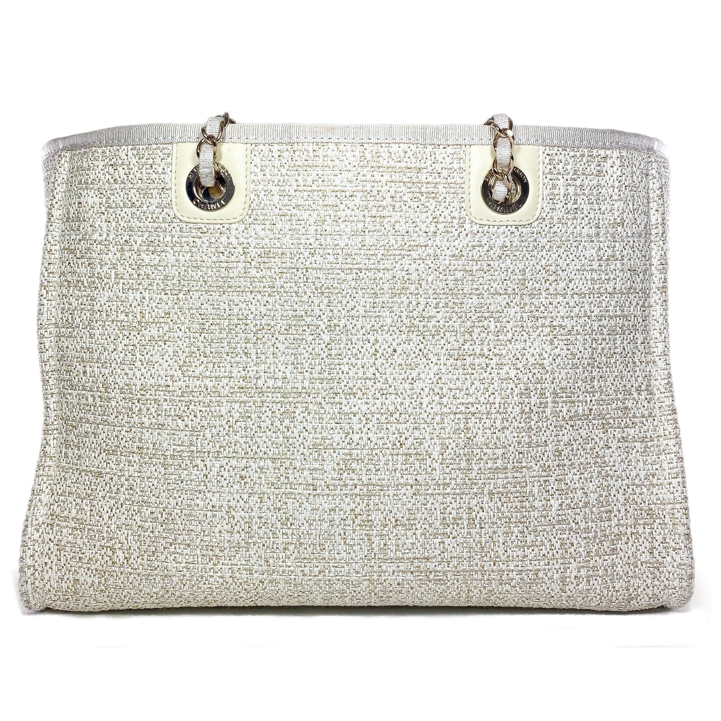 Chanel Large Canvas Gold Handbag