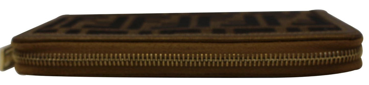 FENDI Zucca Zip Around Wallet
