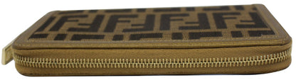 FENDI Zucca Zip Around Wallet