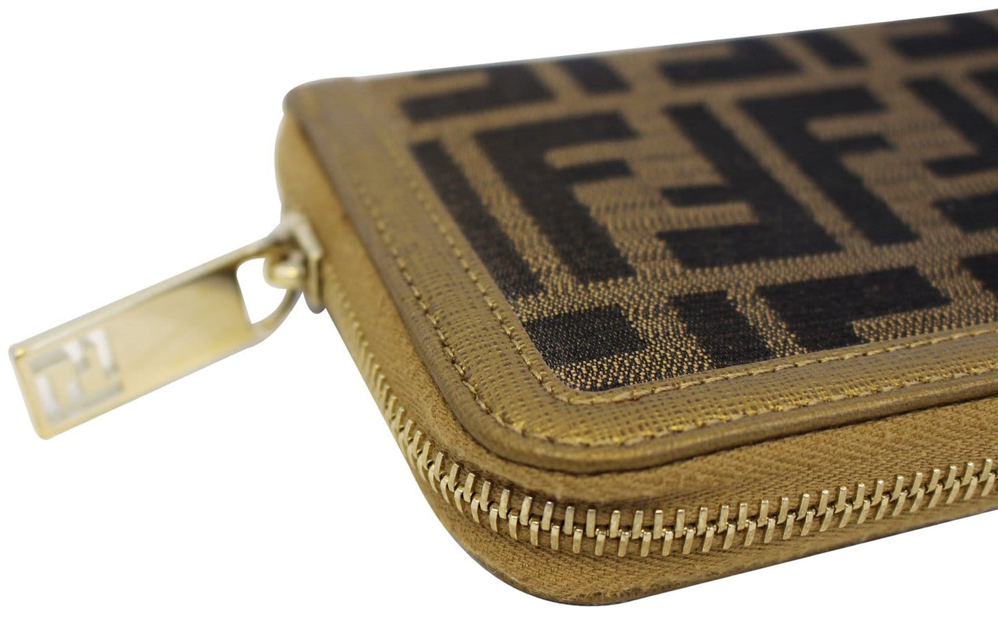 FENDI Zucca Zip Around Wallet