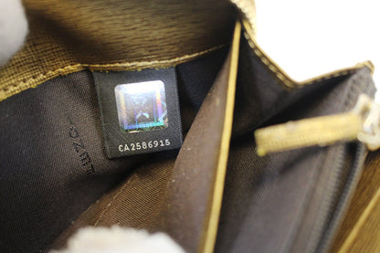 FENDI Zucca Zip Around Wallet