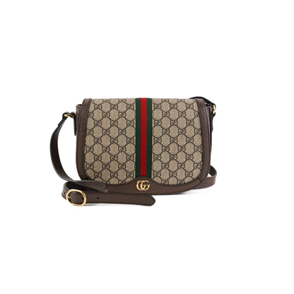 ITEM 17 - Gucci Ophidia Saddle Flap Monogram