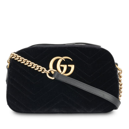Gucci Small Marmont Bag - Velvet