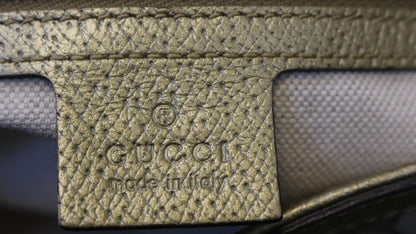 GUCCI Bree Original GG Canvas Top Handle Shoulder Bag