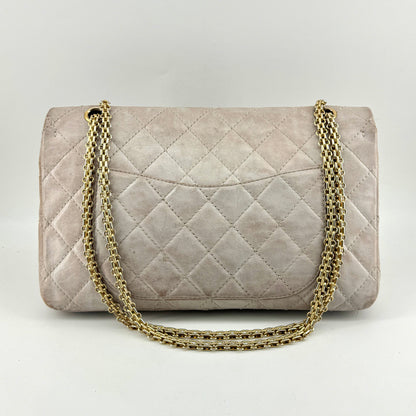 Chanel Icing Marble Aged Leather 2.55 Reissue 227 Classic Flap Bag