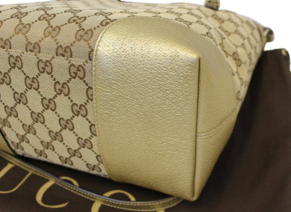 GUCCI Bree Original GG Canvas Top Handle Shoulder Bag