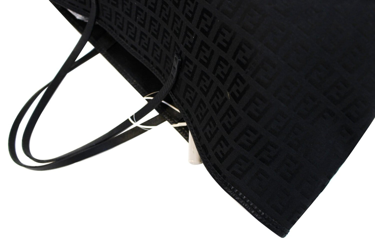 FENDI Monogram Zucca Pattern Tote Bag with Pouch