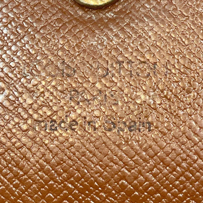 LOUIS VUITTON Sarah Vintage Monogram Canvas Wallet Brown