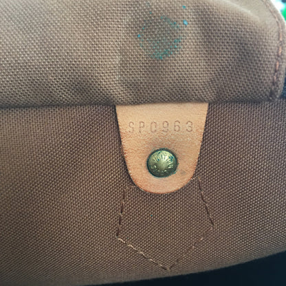LOUIS VUITTON Speedy Handbag in Brown Canvas