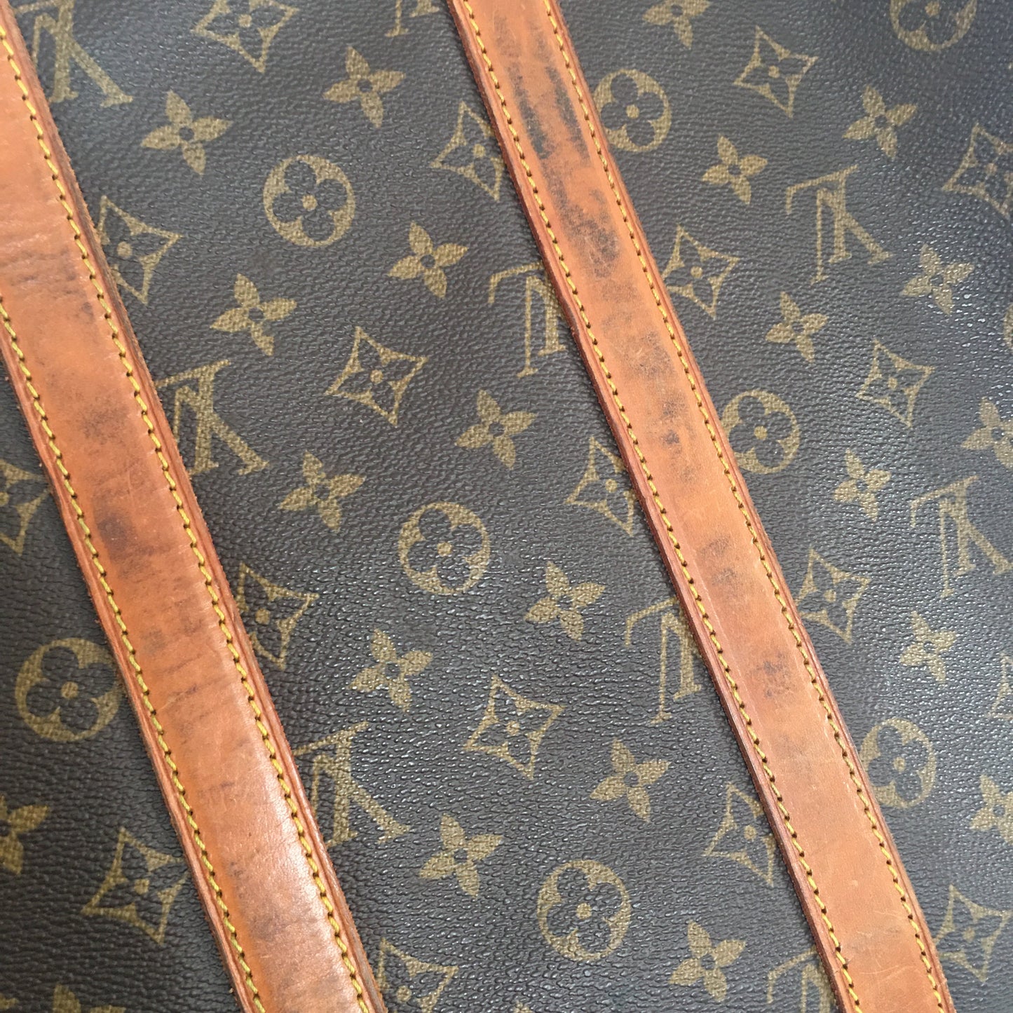 LOUIS VUITTON Keepall Travel bag in Brown Canvas