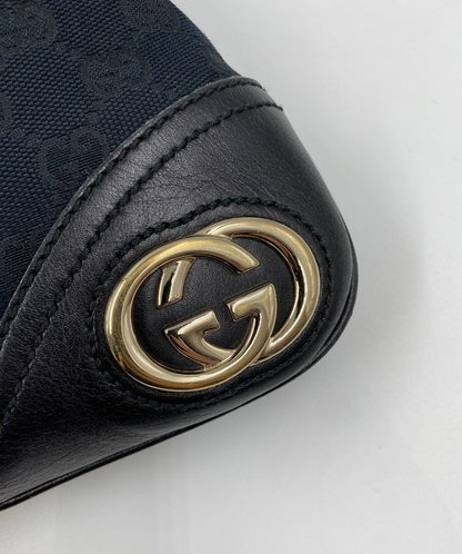 Gucci Vintage Canvas Hobo Tote
