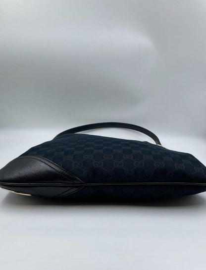 Gucci Vintage Canvas Hobo Tote
