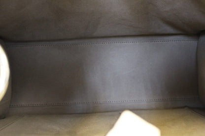 FENDI White Leather Runway Tote Bag