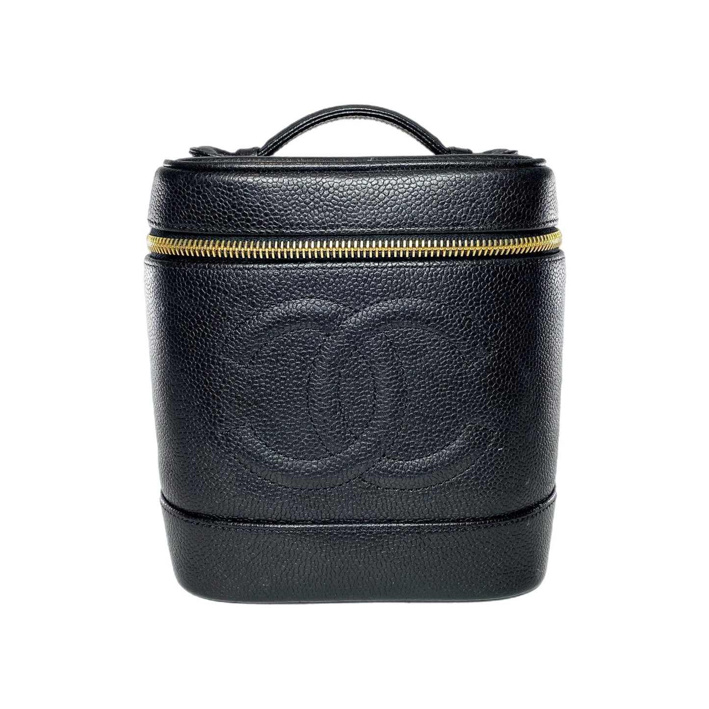 Chanel Caviar Leather Black Handbag 4