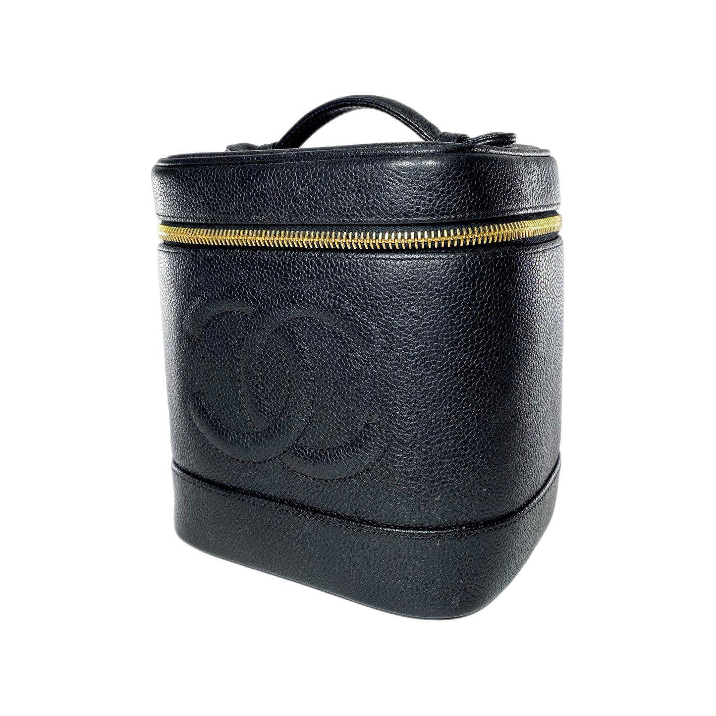 Chanel Caviar Leather Black Handbag 4