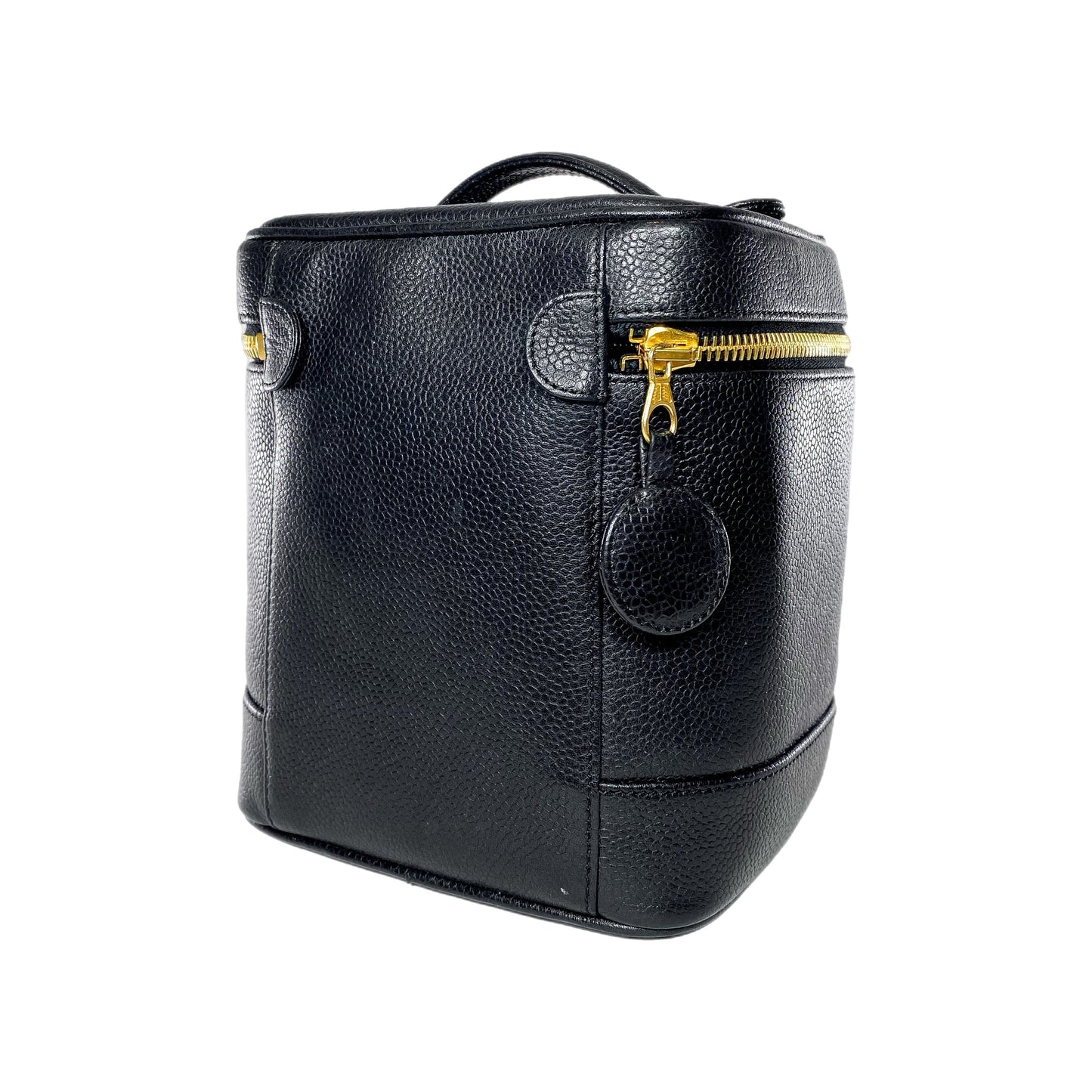 Chanel Caviar Leather Black Handbag 4