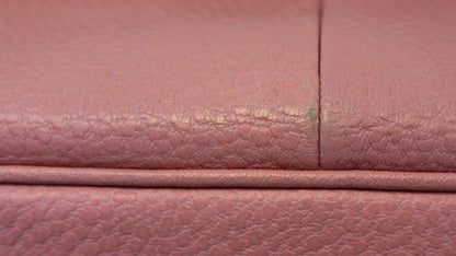 Gucci Bamboo Top Handle Pink Calfskin Leather Hobo Bag
