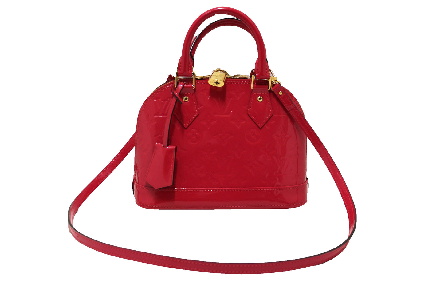 Louis Vuitton Pink Vernis Leather Alma BB Hand/Crossbody Bag
