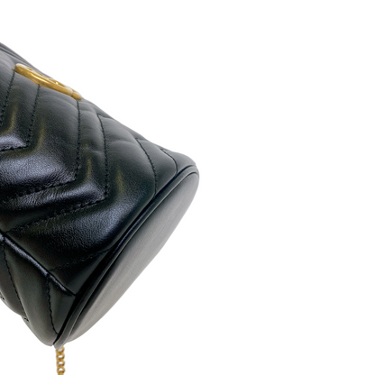 GUCCI MARMONT BUCKET BLACK