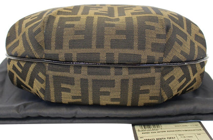 FENDI Zucca Monogram Hobo Bag