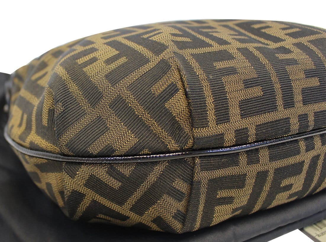 FENDI Zucca Monogram Hobo Bag