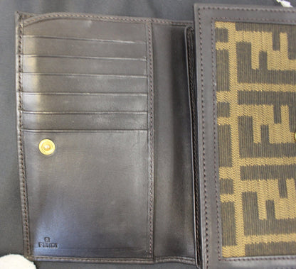 FENDI Monogram Zucca Wallet
