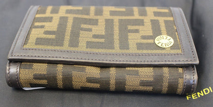 FENDI Monogram Zucca Wallet