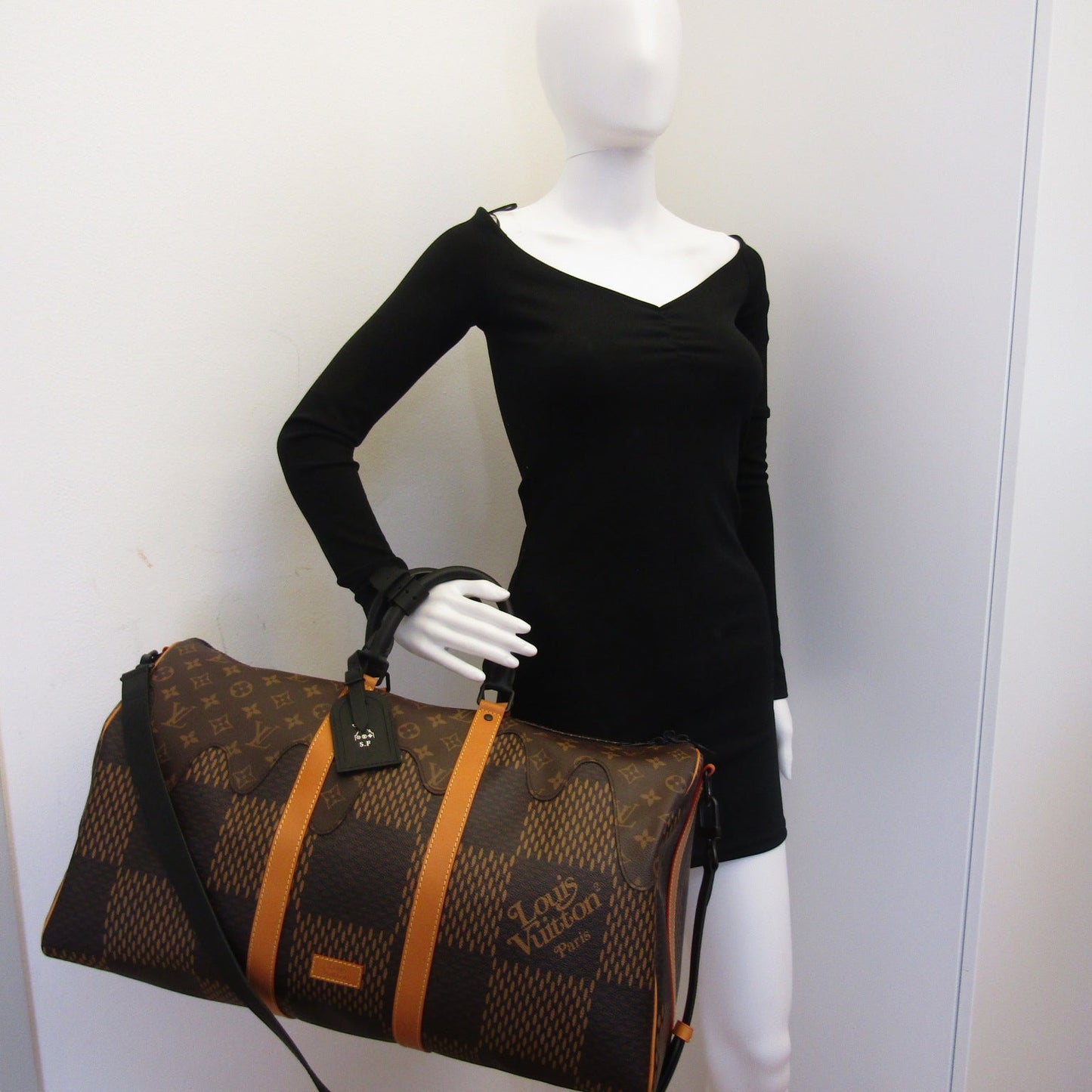 LOUIS VUITTON X NIGO Limited Edition x Nigo Keepall 50 Bandouliere Travel Bag