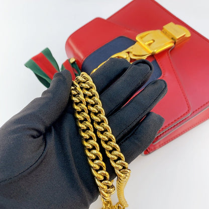 Gucci SyLouis Vuittonie Mini in Red