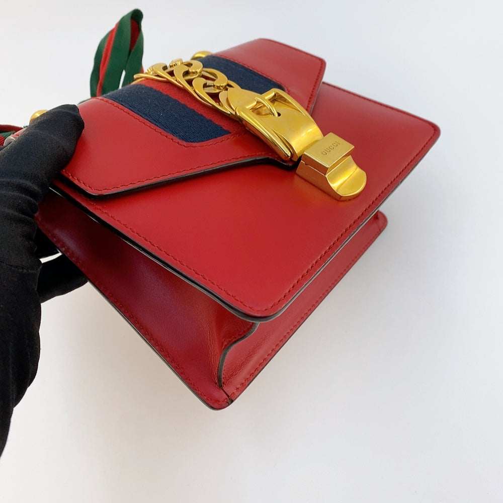 Gucci SyLouis Vuittonie Mini in Red