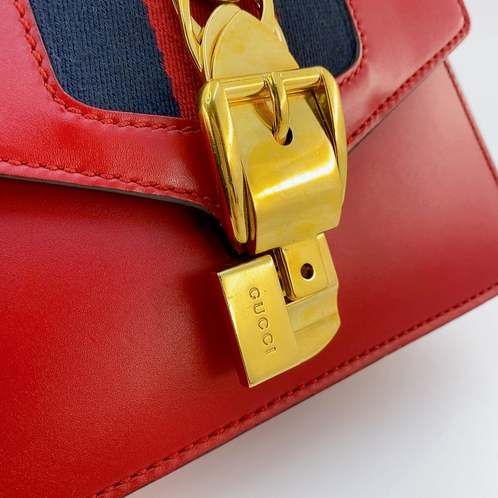 Gucci SyLouis Vuittonie Mini in Red