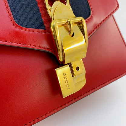 Gucci SyLouis Vuittonie Mini in Red