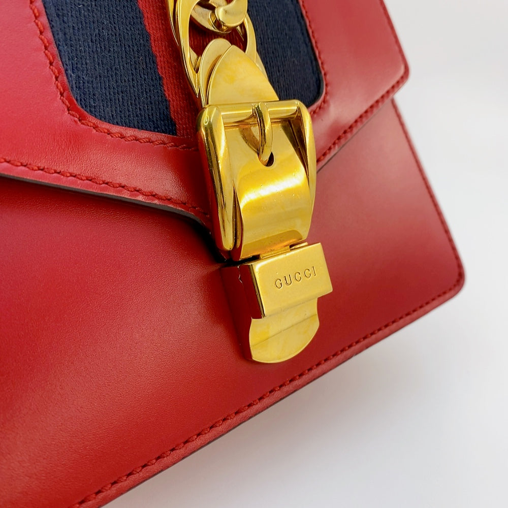 Gucci SyLouis Vuittonie Mini in Red