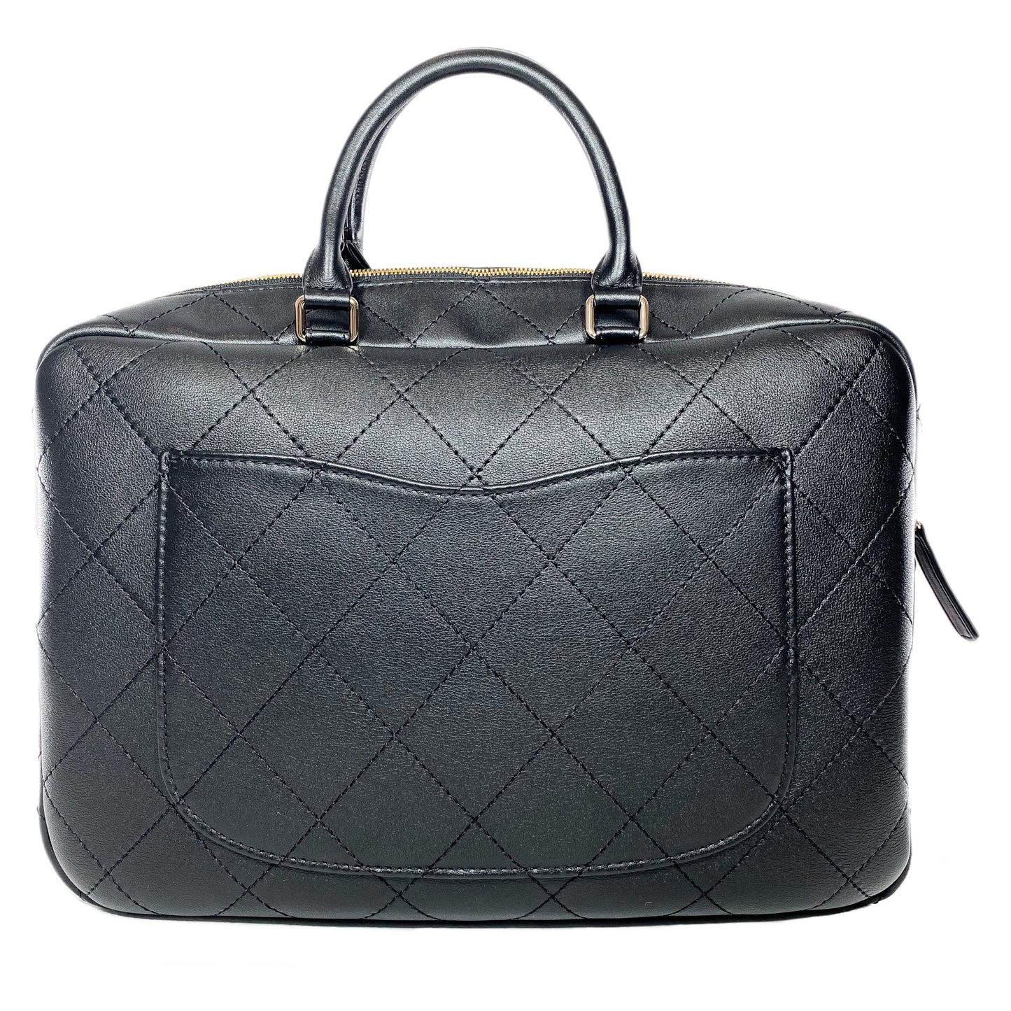 Chanel Leather Black Elegant Handbag 11