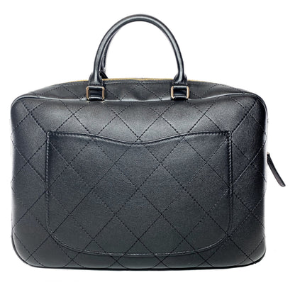 Chanel Leather Black Elegant Handbag 11