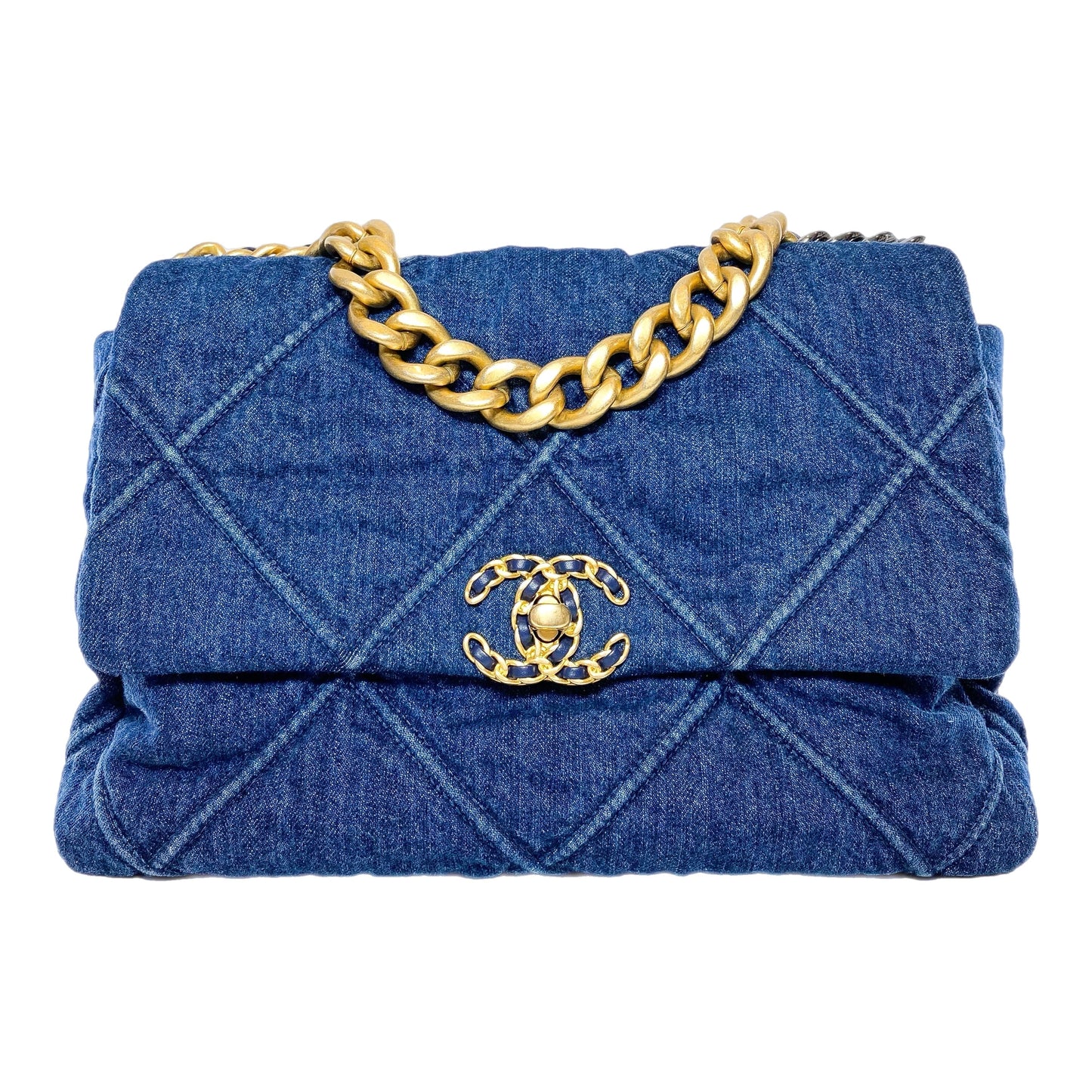 Chanel Flap Large Gold Shoulder Bag