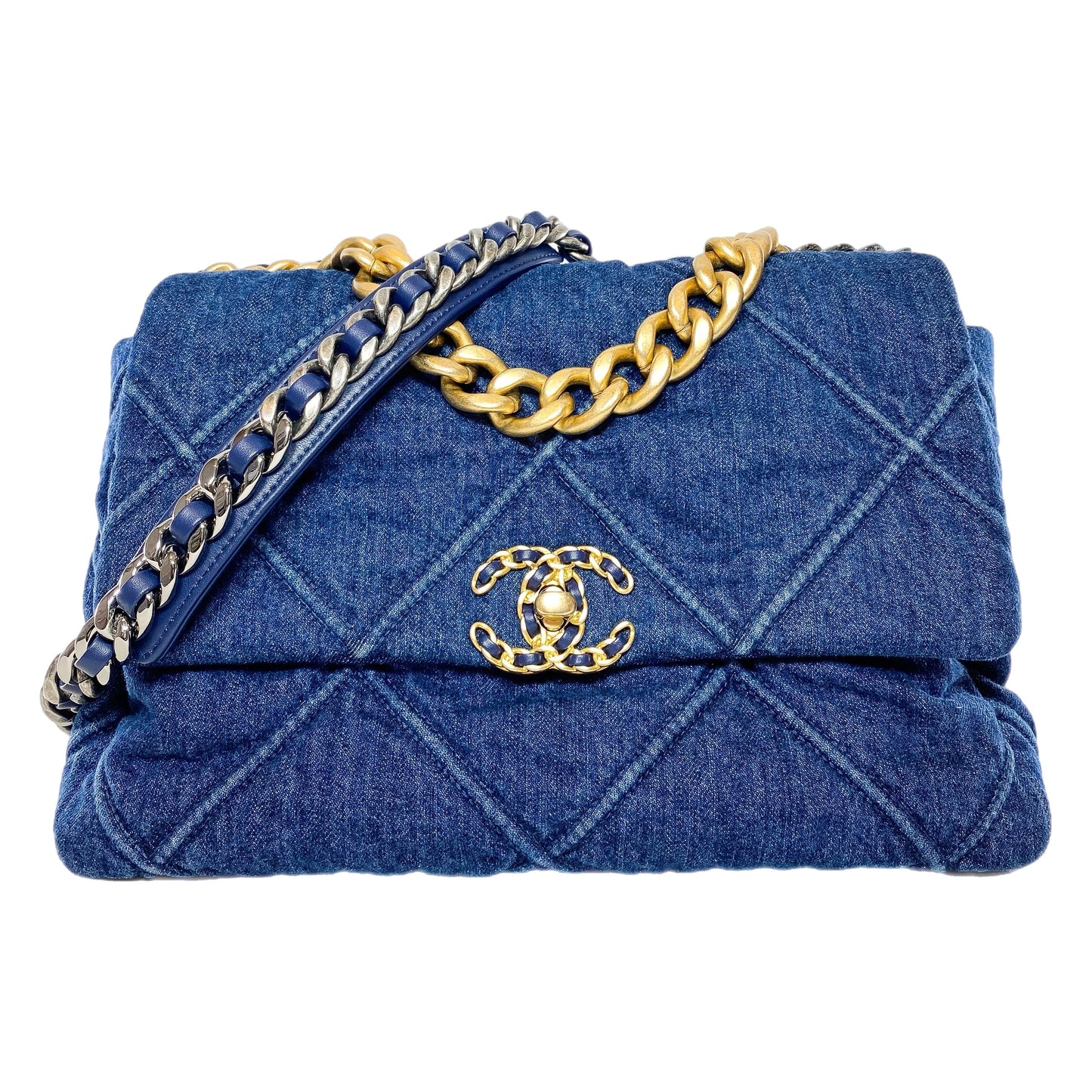 Chanel Flap Large Gold Shoulder Bag