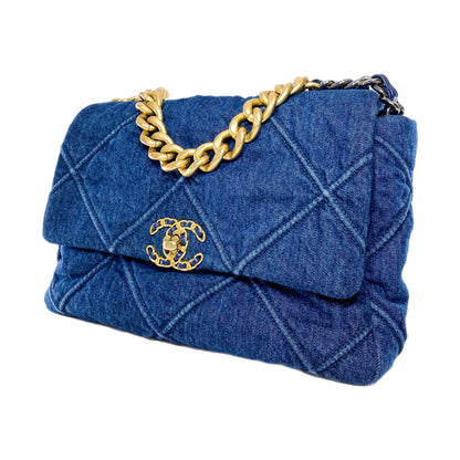 Chanel Flap Large Gold Shoulder Bag