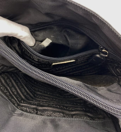 Prada Nylon Tote with Chain Handle