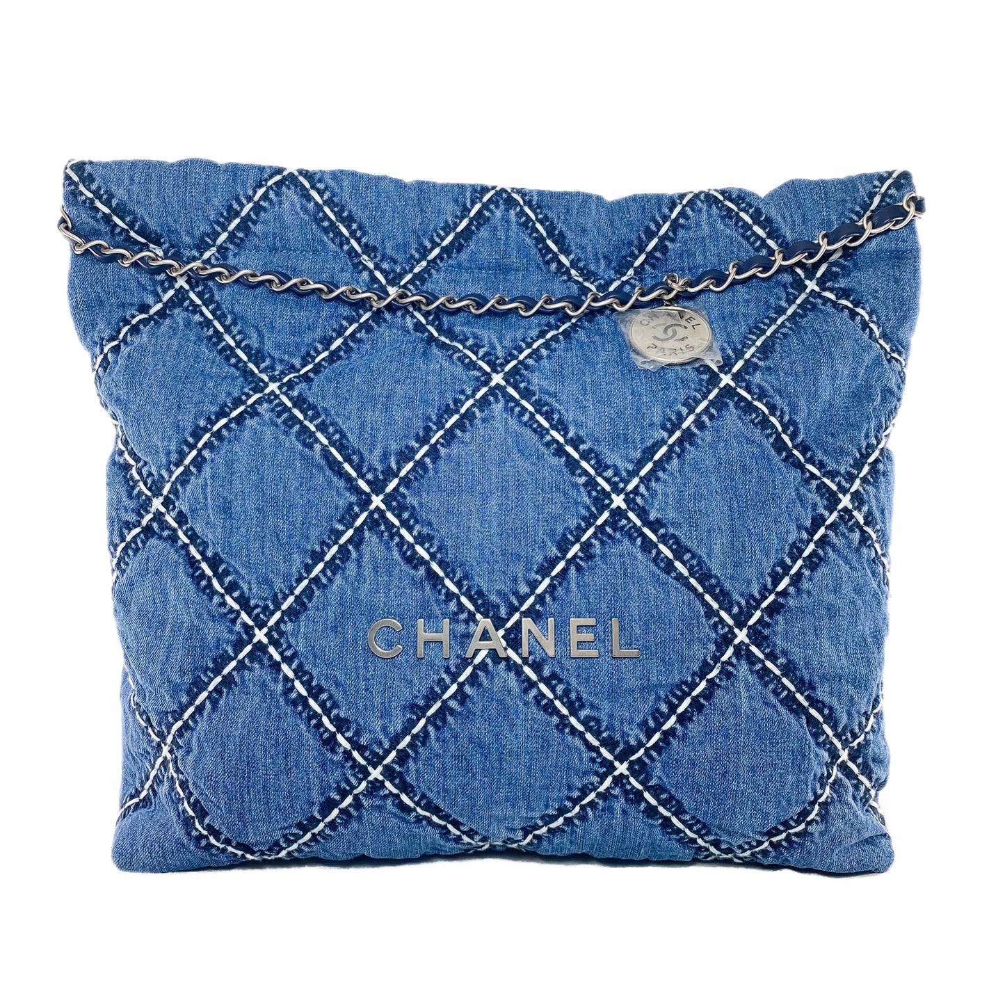Chanel Small Navy Elegant Clutch