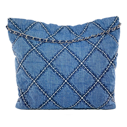 Chanel Small Navy Elegant Clutch