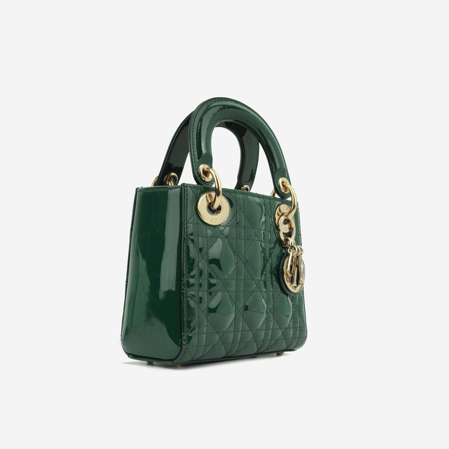 Mini Lady Dior - Hunter Green