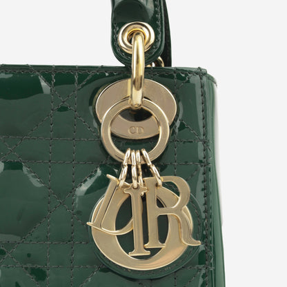 Christian Dior Mini Lady Dior - Hunter Green